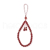Gemstone Mobile Straps HJEW-JM03420-3