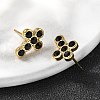 304 Stainless Steel Stud Earrings EJEW-F361-19G-5