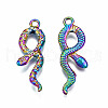 Rainbow Color Alloy Pendants PALLOY-N163-117-NR-3