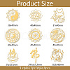 Nickel Decoration Stickers DIY-WH0450-084-2