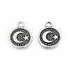 Tibetan Style Alloy Charms TIBEP-N012-15-1