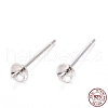 925 Sterling Silver Stud Earring Findings STER-K167-027A-S-7