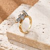 Brass Cuff Rings RJEW-D314-02G-1