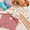 35Pcs Animal DIY Knitting Tool Sets HJEW-NB00056-4
