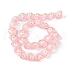 Handmade Lampwork Beads Strands X1-LAMP-F029-06-2