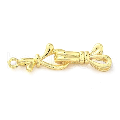 Rack Plating Brass Fold Over Clasps KK-B088-09G-1