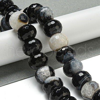 Natural Agate Crystal Beads Strands G-P546-B02-02-1