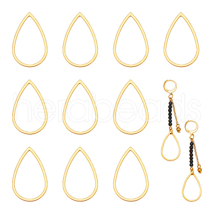 Unicraftale 10Pcs 201 Stainless Steel Linking Rings STAS-UN0058-75-1