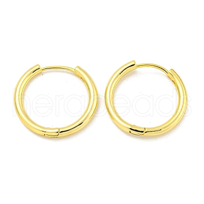 Brass Hoop Earrings EJEW-L211-08F-G-1