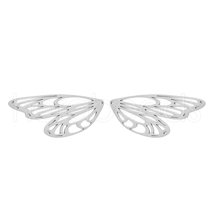304 Stainless Steel Pendants STAS-WH0033-06P-1