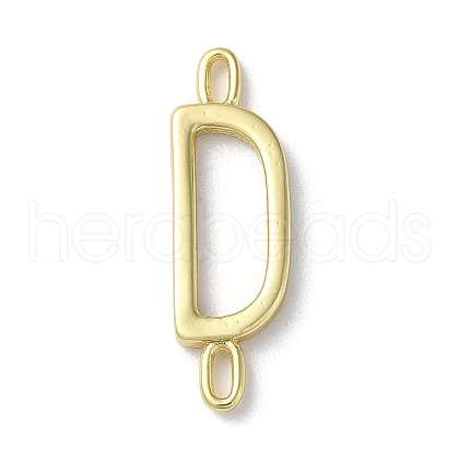 Rack Plating Brass Connector Charms KK-P245-07G-D-1