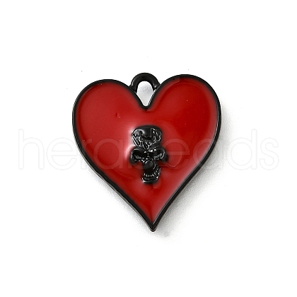 Alloy Enamel Gothic Style Pendants PALLOY-R157-06EB-08A-1