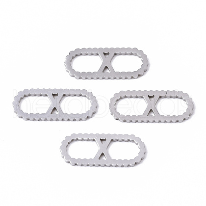 Tarnish Resistant 201 Stainless Steel Links Connectors STAS-N091-41X-1