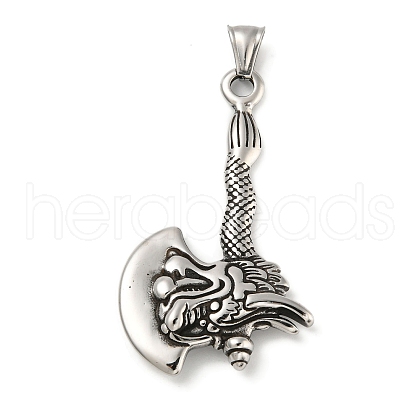 316 Surgical Stainless Steel Big Pendants STAS-Z073-68AS-01-1