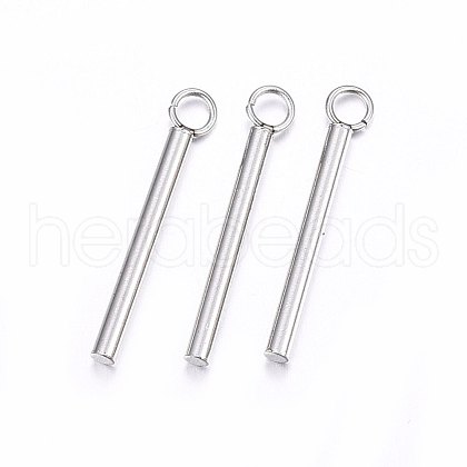 Tarnish Resistant 201 Stainless Steel Pendants STAS-F174-04P-1
