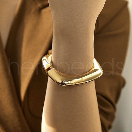 Alloy Hinged Bangles for Women BJEW-D312-02G-1