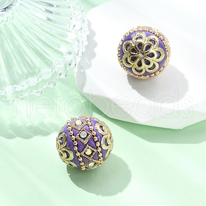Handmade Indonesia Beads IPDL-YW0001-01G-1