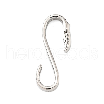 304 Stainless Steel Hook Clasps STAS-Z130-05P-1