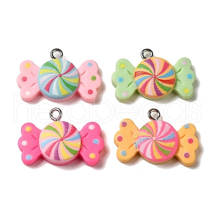 Opaque Resin Imitation Food Pendants RESI-L041-002P-1