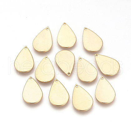 Brass Pendants KK-R037-221G-1