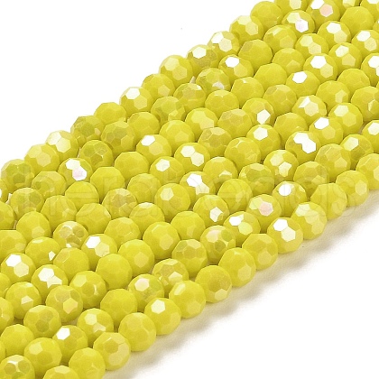 Opaque Glass Beads Stands EGLA-A035-P4mm-B04-1