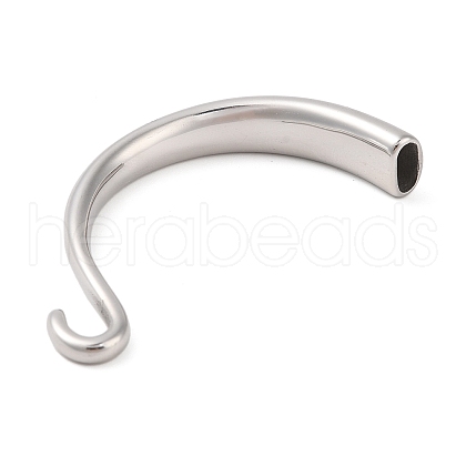 Non-Tarnish 304 Stainless Steel Hook and S-Hook Clasps STAS-U006-01A-P-1