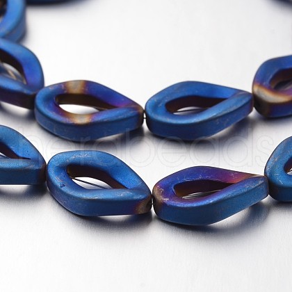 Electroplate Non-magnetic Synthetic Hematite Bead Strands X-G-F300-54-F05-1