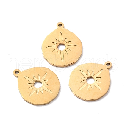 Ion Plating(IP) 316 Surgical Stainless Steel Pendants STAS-D450-22G-1