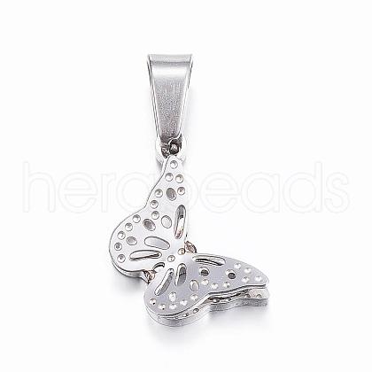 Tarnish Resistant 304 Stainless Steel Pendants STAS-H356-42P-1