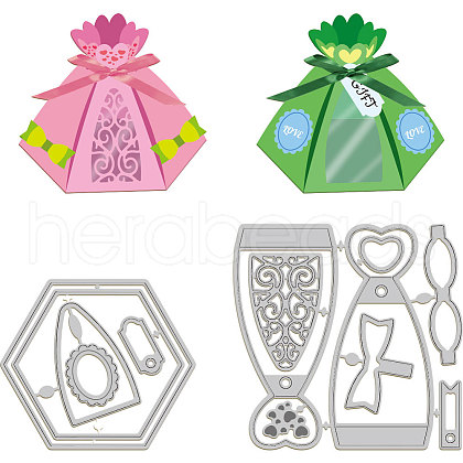 Carbon Steel Cutting Dies Stencils DIY-WH0309-1546-1