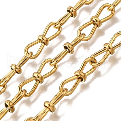 Ion Plating(IP) 304 Stainless Steel Infinity Link Chains CHS-S012-07G-1