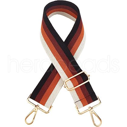 Stripe Pattern Cotton Fabric Bag Straps FIND-WH0001-56B-1