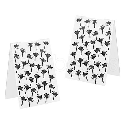 Plastic Embossing Folders DIY-WH0186-49-1