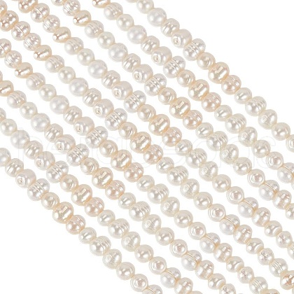 GOMAKERER 1 Strand Natural Cultured Freshwater Pearl Beads Strands PEAR-GO0001-15-1
