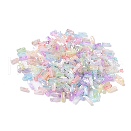 370Pcs 10G Glass Twist Bugle Beads GLAA-V001-03-1