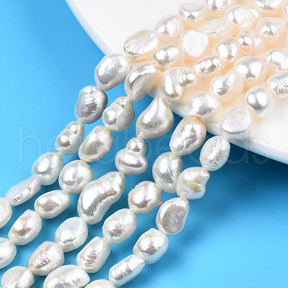 Natural Cultured Freshwater Pearl Beads Strands PEAR-N014-07F-1