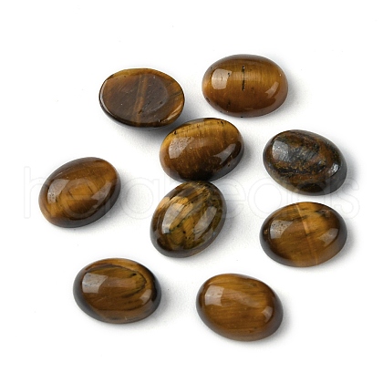 Natural Tiger Eye Cabochons G-A094-01B-09-1