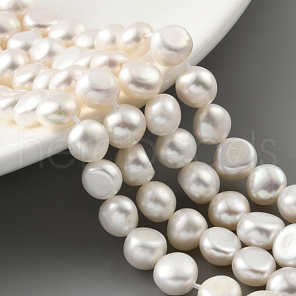 Natural Cultured Freshwater Pearl Beads Strands PEAR-A006-08G-1