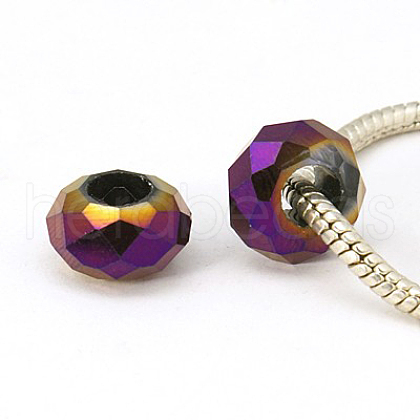 Glass European Beads GDA010-C7-1