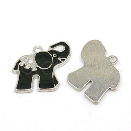 Alloy Enamel Pendants ENAM-P082-2-1