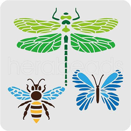 Plastic Reusable Drawing Painting Stencils Templates DIY-WH0172-119-1