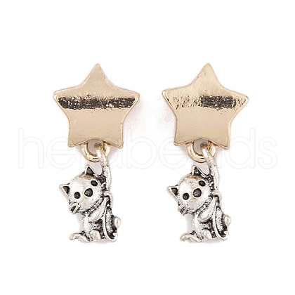Rack Plating Tibetan Style Alloy European Dangle Charms FIND-C055-11A-AS-1