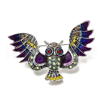 Owl Enamel Pins JEWB-Q009-09AS-1