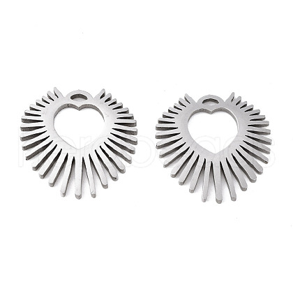 Non-Tarnish 201 Stainless Steel Pendants STAS-Q240-039P-1