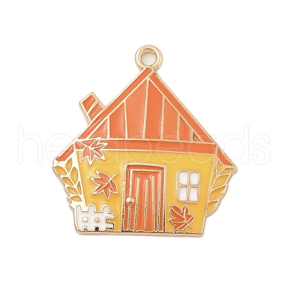 Thanksgiving Day Alloy Enamel Pendants FIND-Z064-03H-1