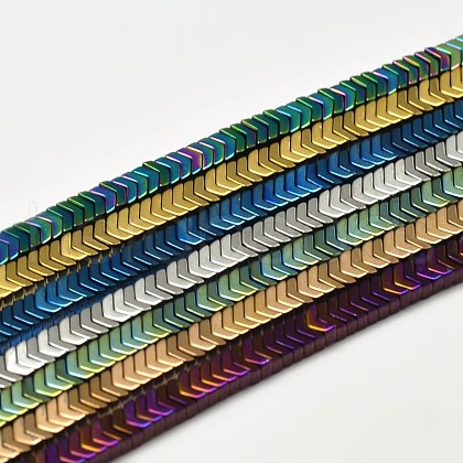 Electroplated Arrows Non-magnetic Synthetic Hematite Bead Strands G-I175-02-1