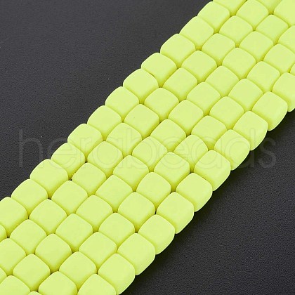 Handmade Polymer Clay Beads Strands CLAY-T020-09H-1