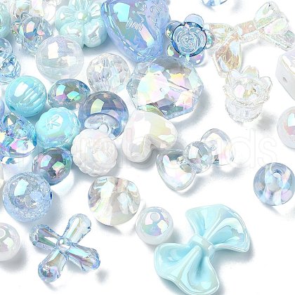 Opaque Acrylic Beads OACR-CJC0007-09-1