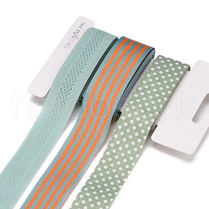 9 Yards 3 Styles Polyester Ribbon SRIB-A014-C01-1