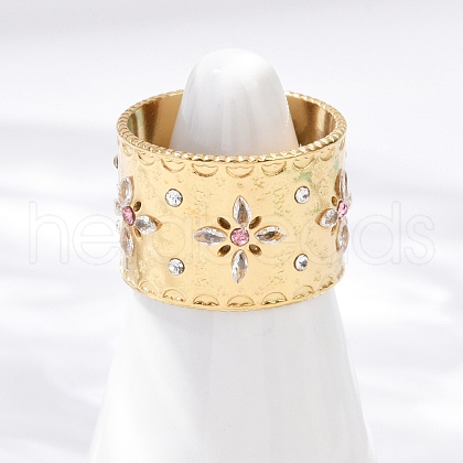 304 Stainless Steel Cuff Open Rings RJEW-S629-10G-D-1